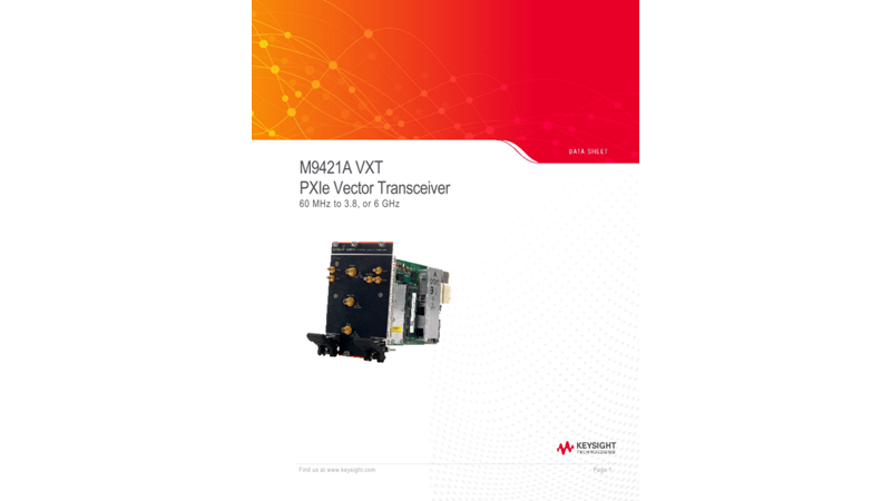 M9421A VXT PXIe Vector Transceiver